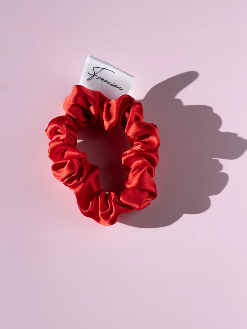 Skinny scrunchie rosso