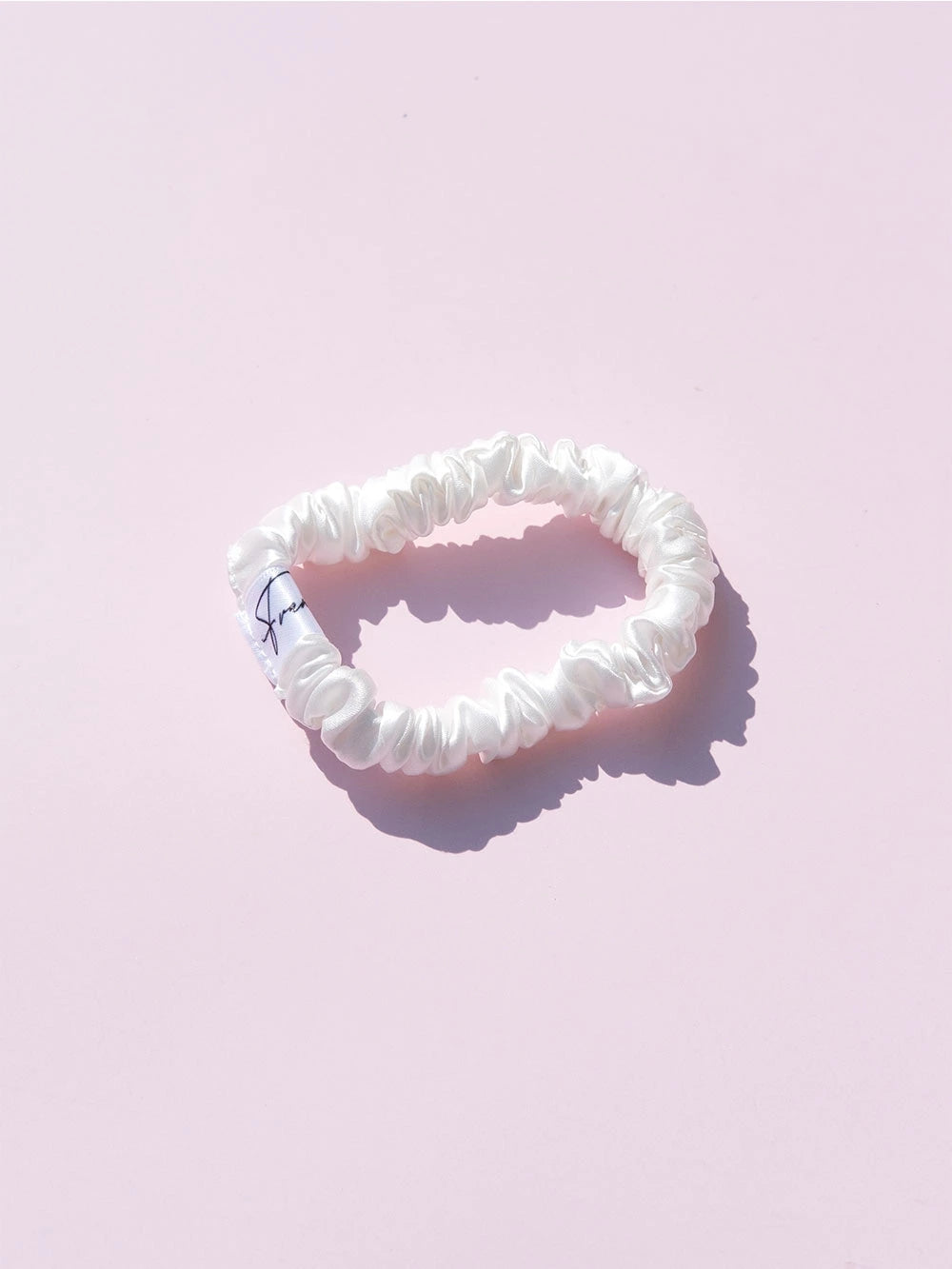 Super Skinny Scrunchie bianco